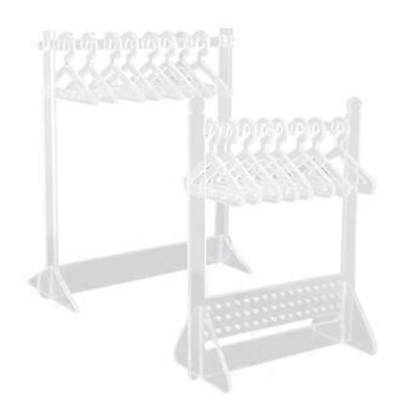 2 sæt akryl smykkestativ halskæde og øreringe display stativ smykke display holder
