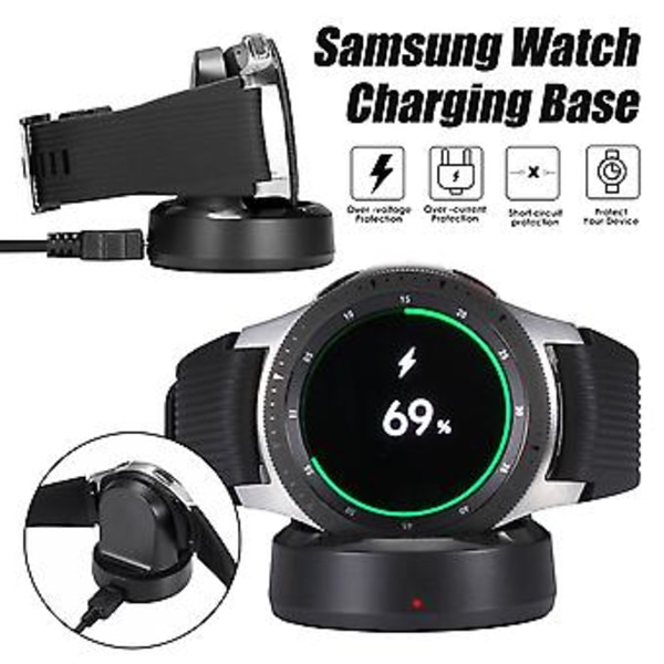 Urladning til Samsung Galaxy Watch R800/r810 Smartwatch, Udskiftningsoplader Dock Cradle