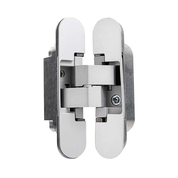 Set of 2 Invisible Hinges for Heavy Doors (Load 40 kg, Opening 18