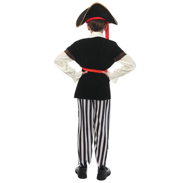 Halloween Barnkostym: Jack Piratkapten Party Performance Hatt Set S(5-7Y)