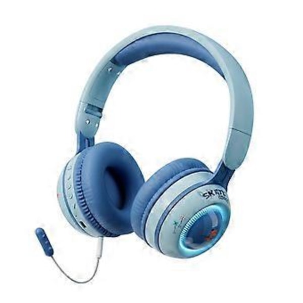 Kuulokkeiden poisto Headworn Bluetooth -kuulokkeet lasten ja opiskelijoiden oppimiseen, lukemiseen, miesten ja naisten yleiskuulokkeet, valaistu ja värikäs