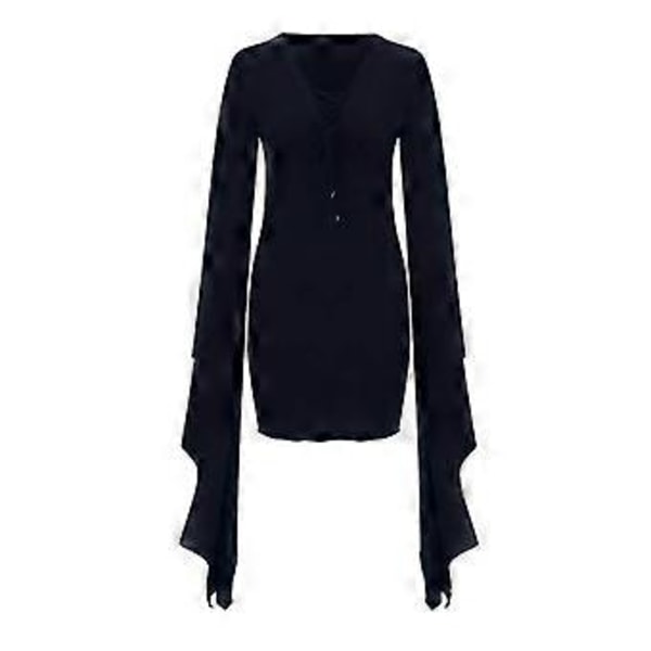 Halloween Kostymklänning, Gotisk Åtdragnings Bodycon Performance Klänning, Damkläder (3XL)