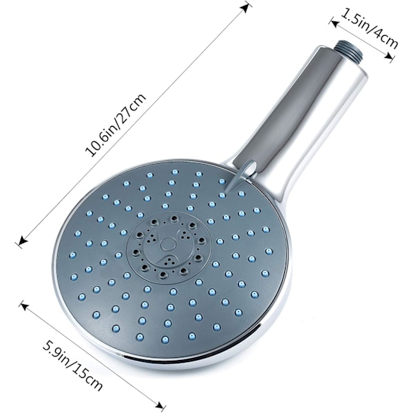Håndbruser Bruseshower 7 Tilstande Krom Bruseshower Bruseshower (B