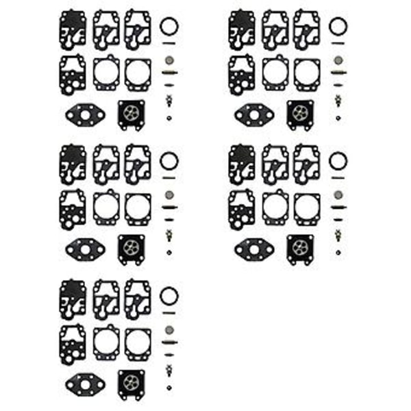 5 sett forgasser reparasjons- og ombyggingssett for K20-WYL WYL-240-1 WYL-242-1 WYL BE01 LE230