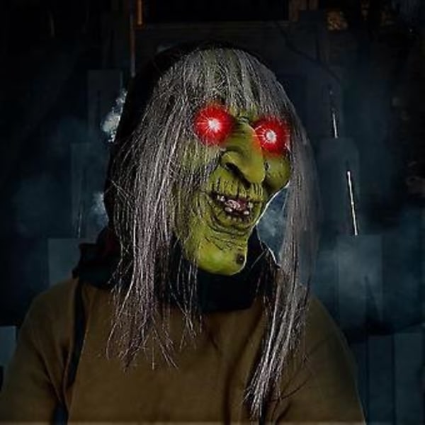 Halloween-koriste, valaiseva noitanaamio. Pelottavat naamiot Cosplay-naamio Kallo Pelottava naamio. Koristeellinen kauhunaamio