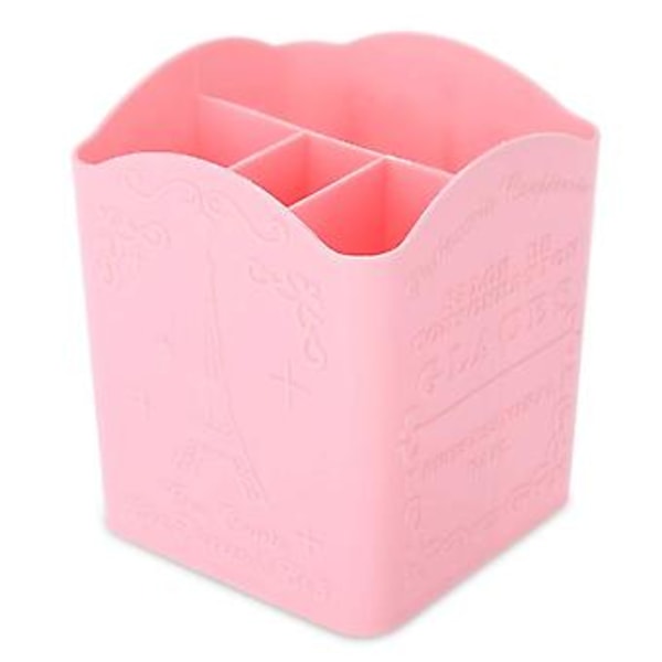 Multifunktionell Organizer, Elegant Pennställ för Skrivbord med Eiffeltornsmönster, Mångsidig Förvaring för Kontorsmaterial, Kosmetika och Mer, Lättviktig och