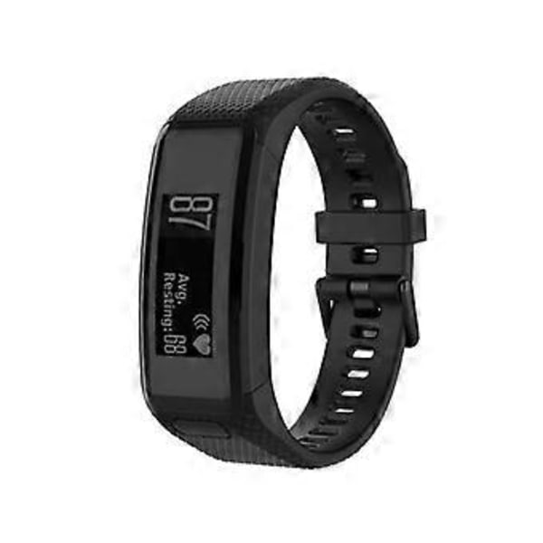 Armband för Garmin Vivosmart HR Band Silikon Armbandsur Rem för Garmin Vivo Smart HR Smart Armband Sport Armband Fitness Tracker (mörkgrå)