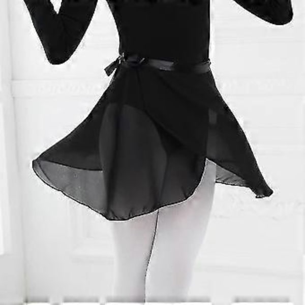 2-pack Balletkjolar för flickor, Toddler Dance Tutu med knytband i midjan, Ballerina Dancewear, L-2XL -c Z (XL Röd)