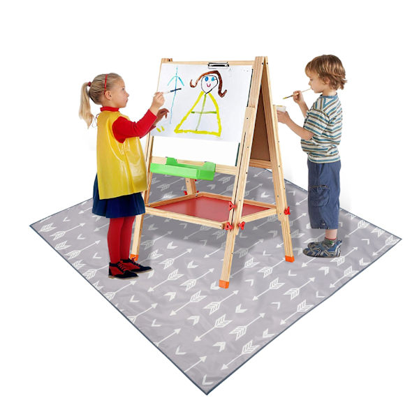 Baby Splat Matte under Høystol (51\" x 51\") Vaskbar Baby Flo