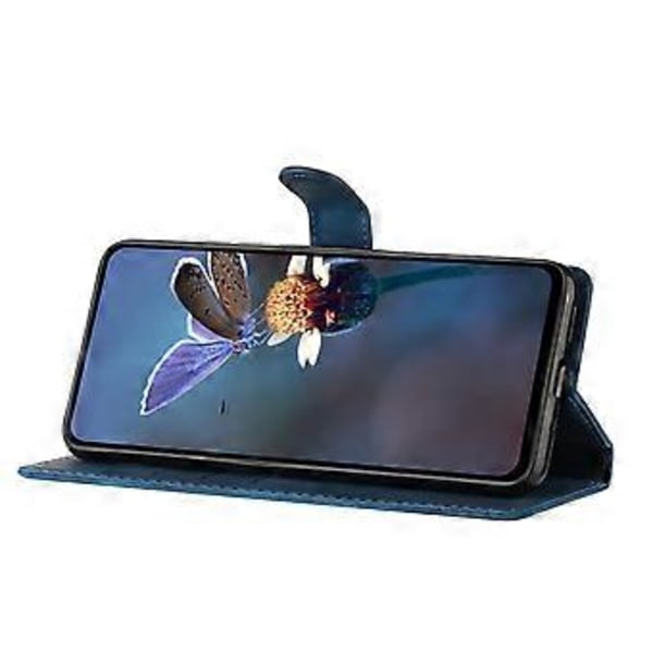 Til Xiaomi 14T Pro Etui Læder Præget Blomster Telefon Cover Wallet med Håndledsrem (Style A)