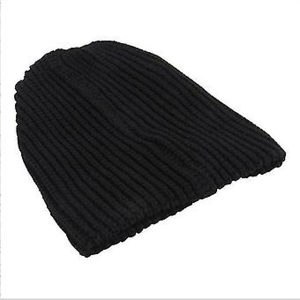 Herrar Stickad Slouch Beanie Hatt Skalle Lös Sittande Vinter Varm Överstorlek Skateboard Mössa Style8