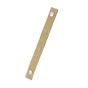 2 stk. Elastisk belte med spenne for kvinner/tenåringsjenter/menn - Justerbart midjebelte (beige)