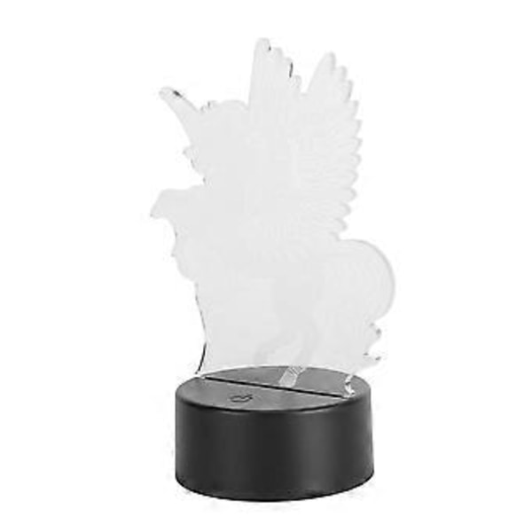 3D Lampe Børne Sengelampe Skrivebordslampe Natlampe til Soveværelse Fødselsdag Julegaver USB eller Batteridrevet
