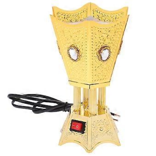 Elektrisk arabisk røgelsesbrænder, bordmodel, stik-i-censer ornament EU-stik