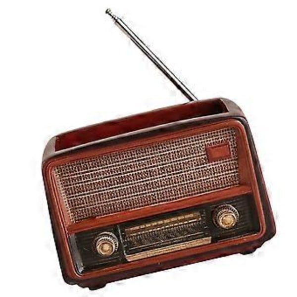 1 stk. Radioformet potte i resin, kreativ blomsterpotte, plantekasse i resin til skrivebordet