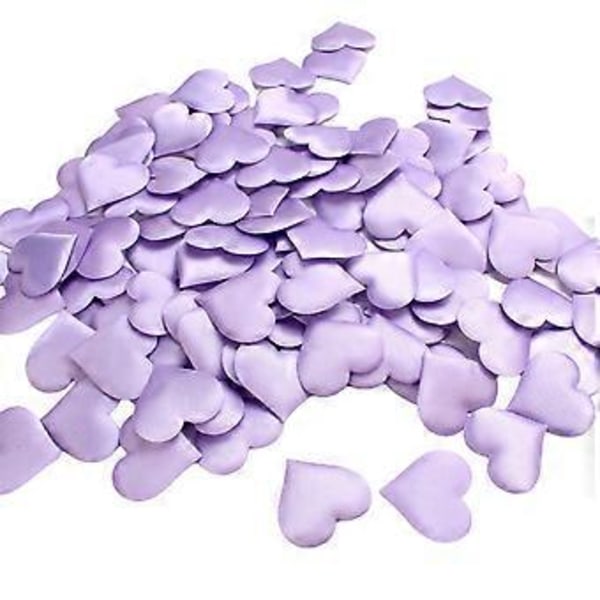 (Lilla 100 stk) Svamp Ferskenhjerte 3.5CM Kastekonfetti Hjerteblader