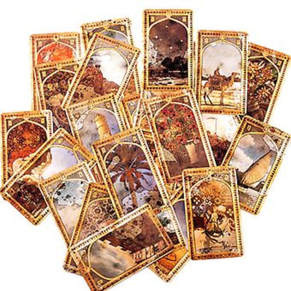 Gamle Arabiske Lenormand Oracle Kort Spådom Divination Tarot Deck (Hillsonley Norman)