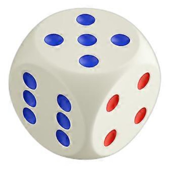 PU Långsam Återhämtning Tärning Stress Relief Leksak Barn Blå Vit Röd Mjuk Rolig Squish Tärning Ångestlindringsleksak