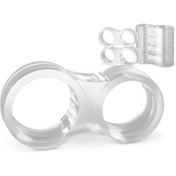 Dørstopper - Sæt med 6 stk., Transparent, Dobbelt Dørstopper