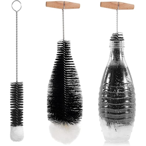 Set Of 2 Bottle Brush Cleaning Brushes Bottle Brush Advanced Cleaning