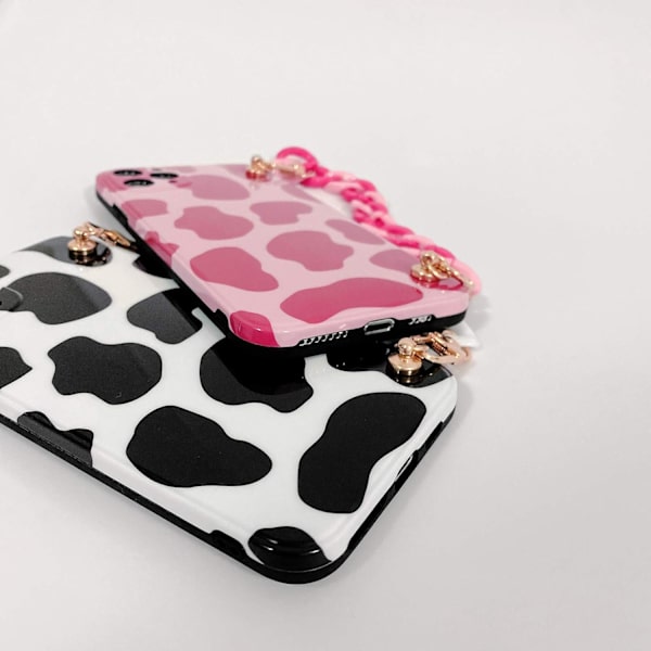 Sööt Lehmäkuvioinen Kotelo Yhteensopiva iPhone 13 Pro:n kanssa Kawaii Muoti