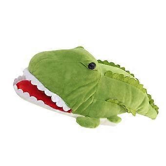 Djur Handdockor Barnpresenter Practical Jokes, Rollspel Utvecklar Intelligens för (Krokodil)