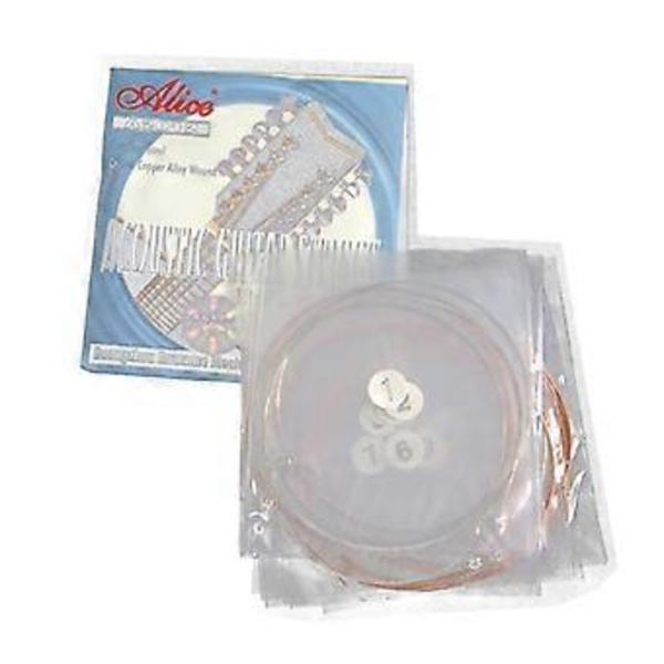 2x 1 Set / 12st Hållbara Gitarrsträngar för Gitarr