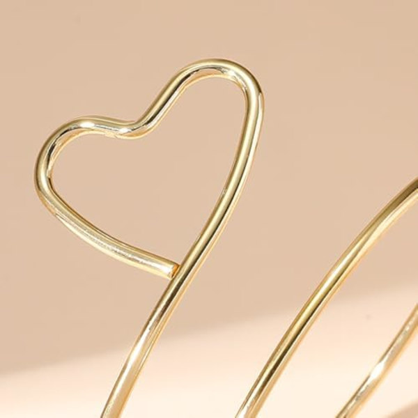 Guld Arm Cuff Smycken för Kvinnor Öppen Justerbar Övre Arm Cuff Delikat Arm Armband Fjäril Kärlek Halvmåne Arm Cuff Je