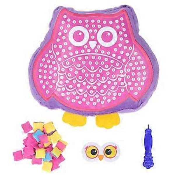 Plush Craft DIY Djurkudde Säker Pålitlig Ljusa Färger Ha Kul Avkoppling Djurkudde Leksaker för Barn Fjäril 34088( Stil 3)