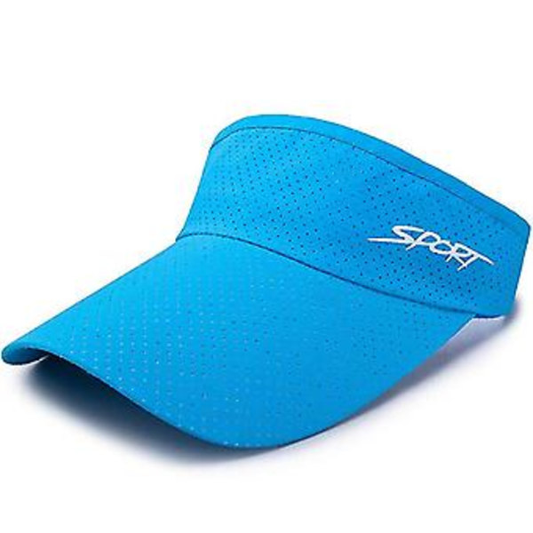 Kesäjuoksu- ja golf-aurinkosuojahattu miehille ja naisille, nopeasti kuivuva, hengittävä, silmukoilla varustettu verkko, urheilullinen juoksuhattu, säädettävissä (kuuma vaaleanpunainen)