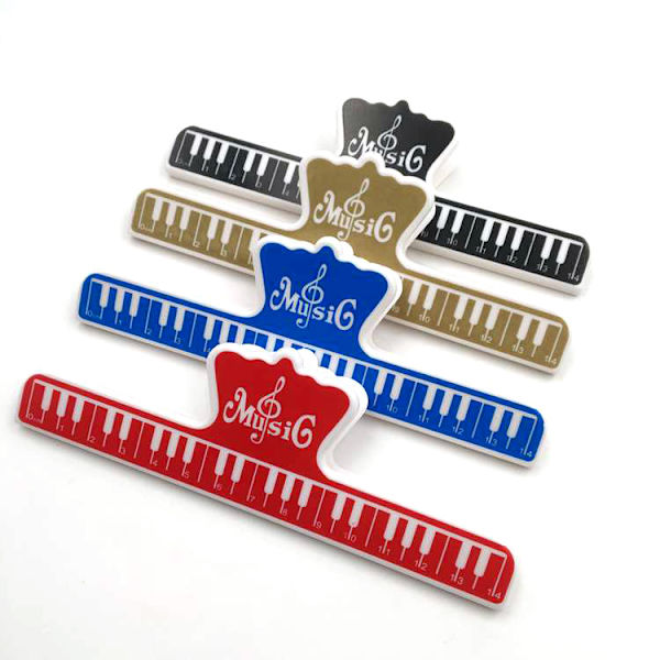 4 musikklipp, musikkstativ, pianoutklipp, for lesing og markering