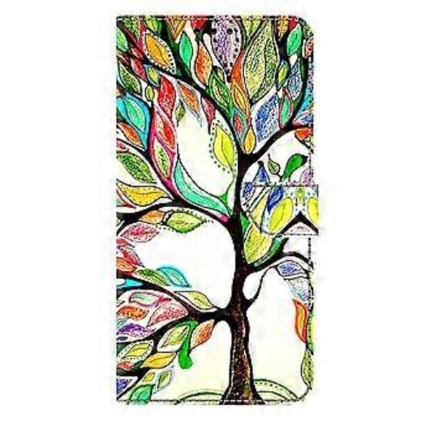 Skal för Xiaomi 14T Mönstertryckt Skyddande Fodral TPU+PU Läder Flip Telefonfodral (Stil J)