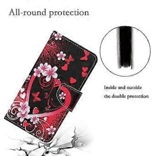 Til Samsung Galaxy S25 Ultra Etui Mønstertryk Beskyttende Læder Folio Telefon Cover (Style J)