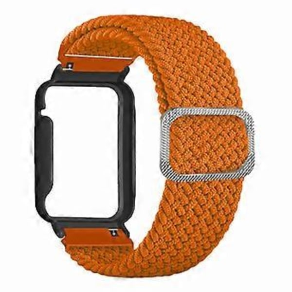 Typ B För Xiaomi Smart Band 8 Pro Klockarmband Flätat Nylonband med Klockfodral (Stil B)