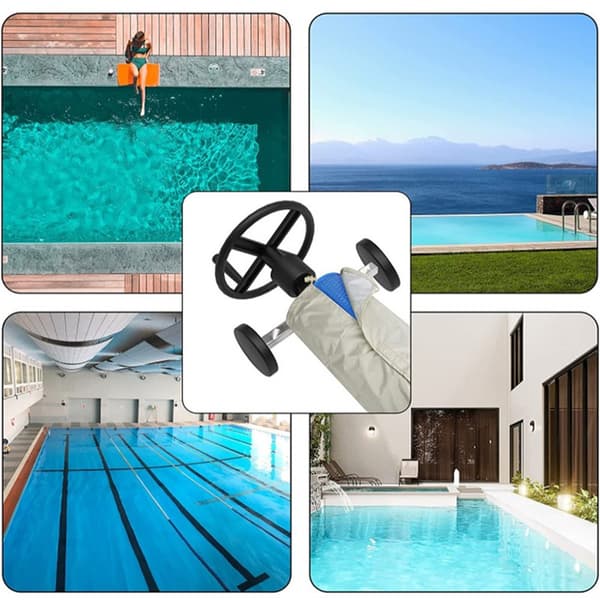 610x96cm Pool Cover Roller Vattentät Tyg Poolskydd