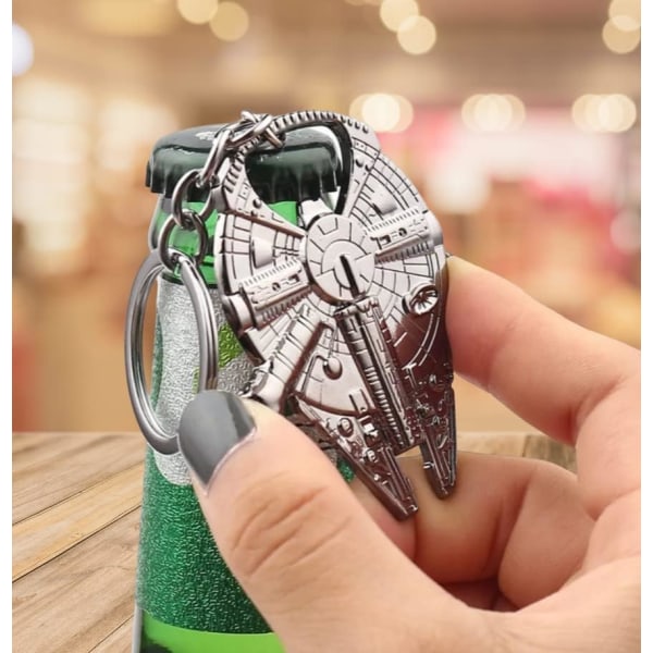 Han Solo's Millennium Falcon - Rymdskeppsformad flasköppnare wit