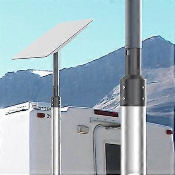 Aluminium Mastmonteringssett for Gen2 V2 Satellittantenne - Passer Rørdiametre Opp Til 2 Tommer Internettsett