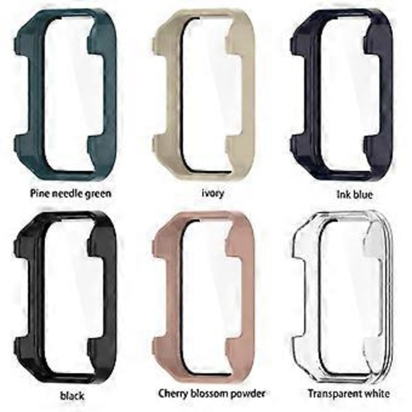 Älykello PC-suojakuori Realme Watch 3 Pro:lle, täysnäytön suojakalvo Realme Watch 3 Pro:lle, suojakotelo (valkoinen)