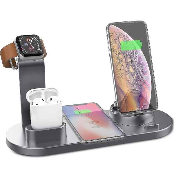Wireless Charger 4 In 1 Wireless Charging Dock Compatible With Apple W High Quality