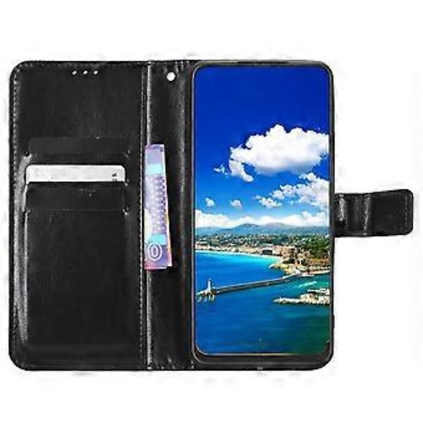Til Umidigi A13 Pro PU Læder Flip Cover Crazy Horse Tekstur Wallet Stand Telefon Cover (Style A)