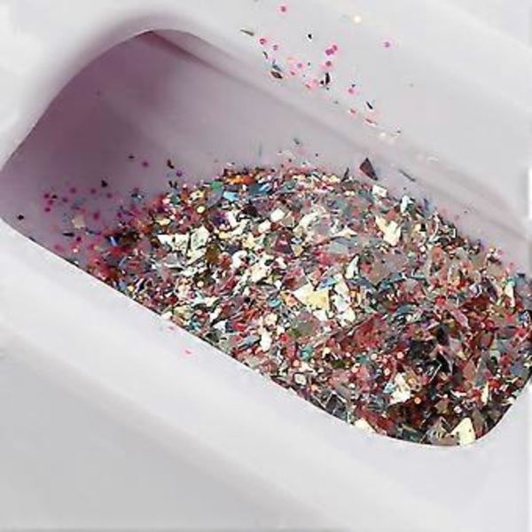 Dip Powder Genbrugsbakke, Opbevaringsboks til Neglekunst og Makeup Container Kit Værktøj