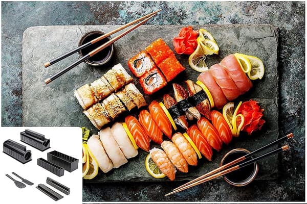 Sushi Maker Komplet Sæt, 10 Stykker Sushiforme Sushi Tilberedning
