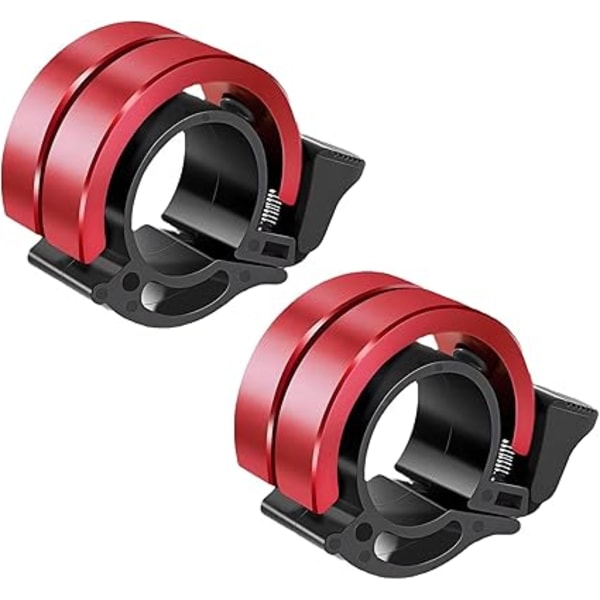 2-pack cykelklocka, 90dB aluminiumlegering cykelklocka för MTB landsvägscykel