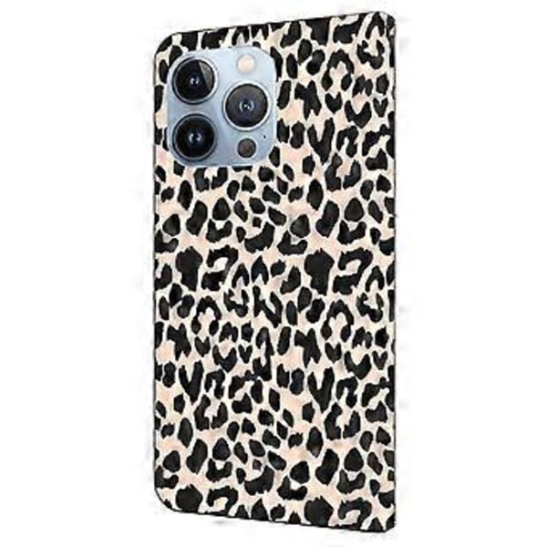 Skal till iPhone 16 Pro Max, mönstertryckt skyddande fodral TPU+PU Läder Flip Telefonfodral (Stil A)