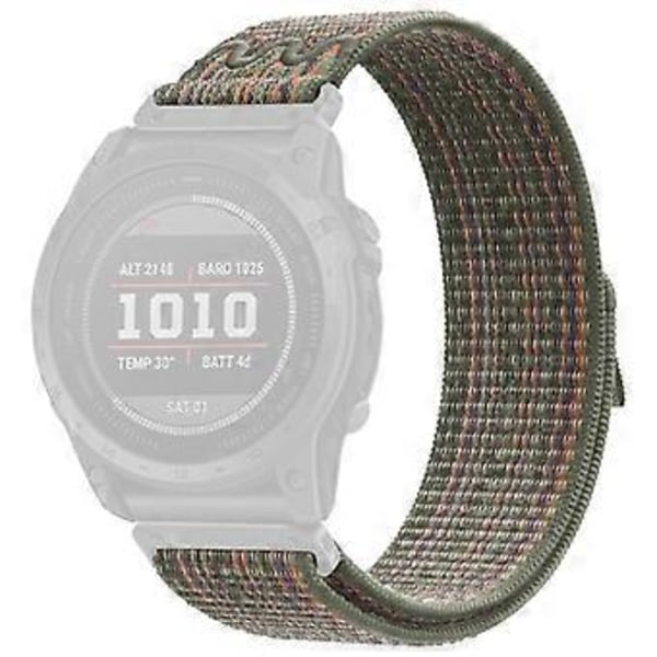 Til Garmin Fenix 7/Forerunner 965/955/945/935 Armbånd 22mm Nylon Urrem (Style D)