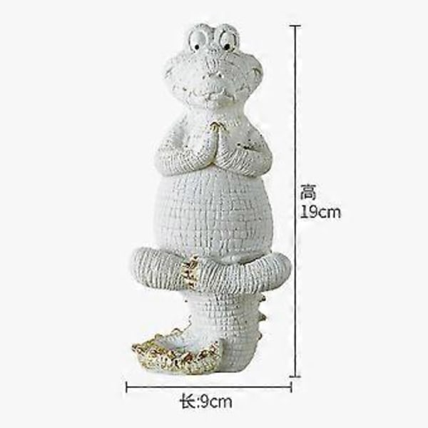 Yoga Dyr Ornamenter Resin Håndværk Statue Høj Kvalitet Samling Og Gaver Til Hjemmekontor (KC2S028851C)