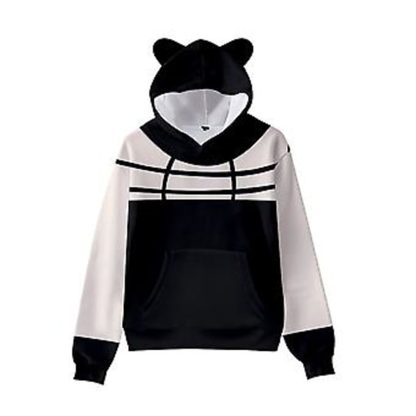 Unisex Spyfamily Anime Manga Hoodies Modetrykt Sød Katteøre Hættetrøje Jumper Toppe Langærmet Trøjer Gave (3XL C)