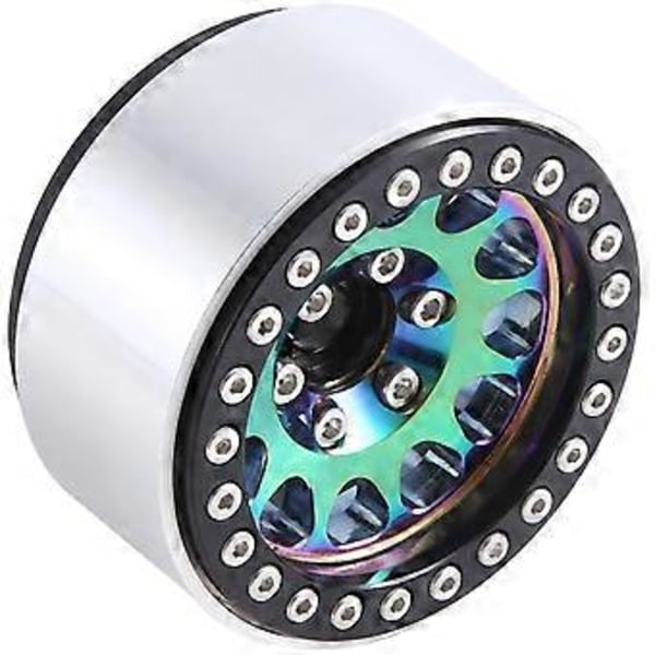 4 kpl Alumiiniseos Metallinen 1.9 tuuman Beadlock Vanteen Kehät 1/10 AXIAL SCX10 D90 RC Crawler Päivitysosille, Tyyli 2