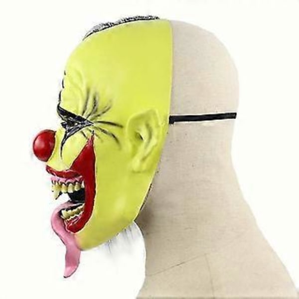 Joker mask Halloween Dekoration Ond Clown Läskig Helmask Skräck Cosplay Party Fancy Kostym Rekvisita