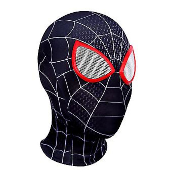 Spiderman Mask Halloween Kostym Cosplay Balaclava Huva Vuxna (D)